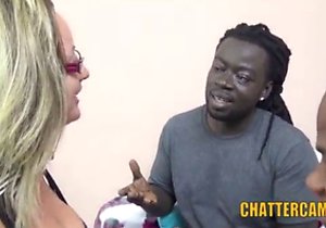 Black cocks fucking a twisted white lady right here