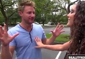 Skinny slut is ready to get banged brutally in this one